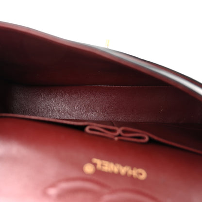 Chanel Lambskin Quilted Medium Double Flap Black 5 of 16