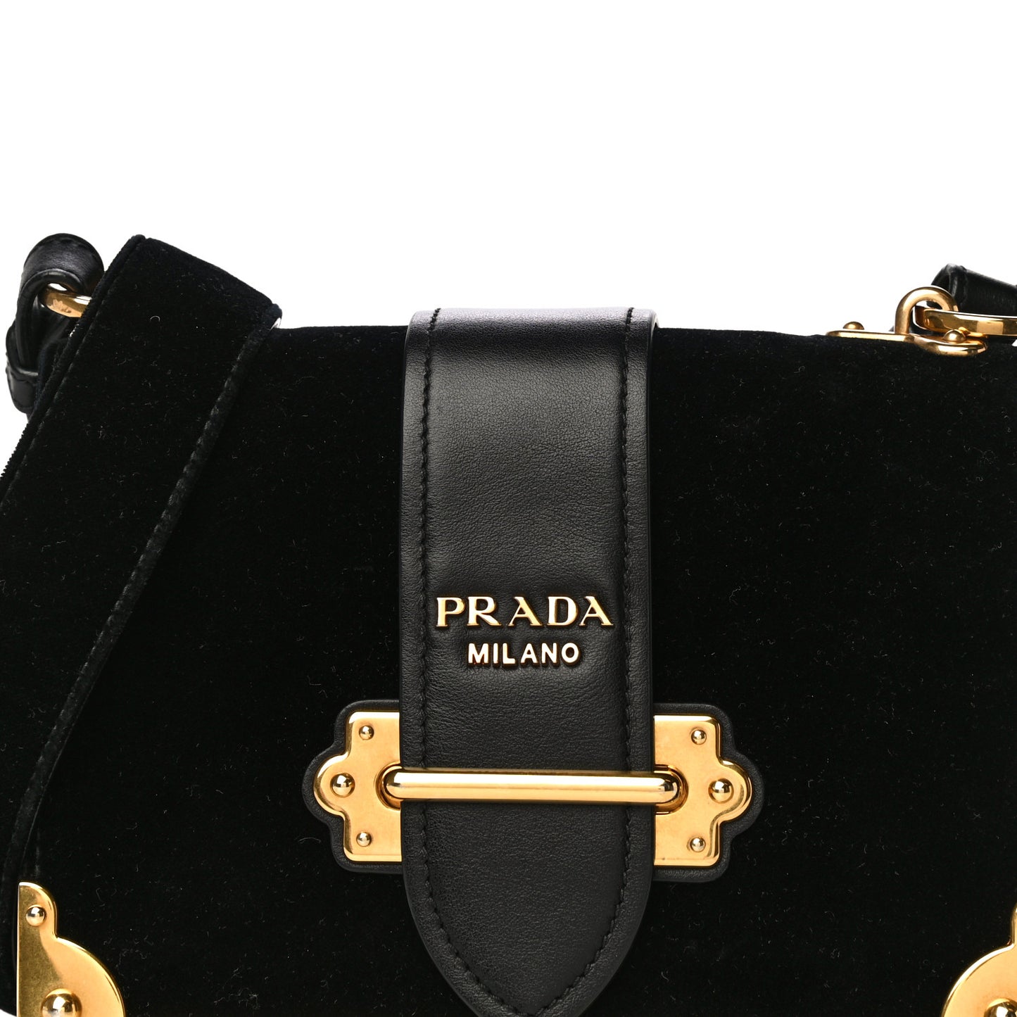 Velvet City Calfskin Cahier Bag Black