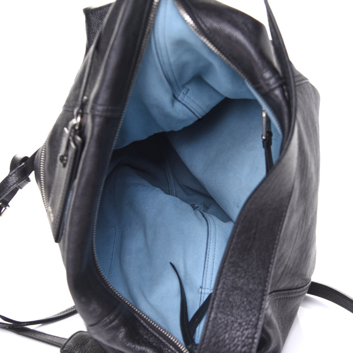 Glace Calfskin Etiquette Hobo Black