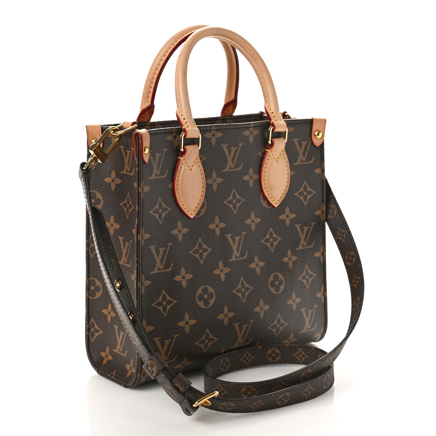 Louis Vuitton Monogram Sac Plat BB 3 of 13