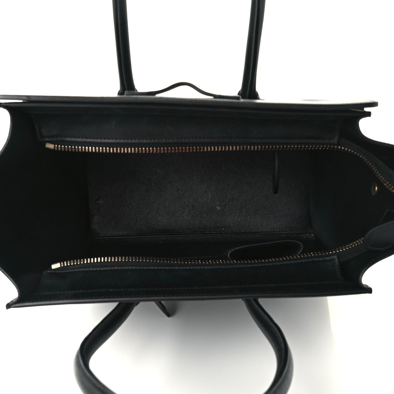 Celine Smooth Calfskin Micro Luggage Black 5 of 9