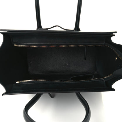 Celine Smooth Calfskin Micro Luggage Black 5 of 9