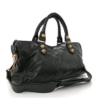 Balenciaga Agneau Giant 21 Gold Hardware Part Time Anthracite 3 of 17