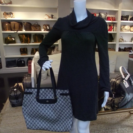 Gucci Monogram Tote Navy 2 of 10