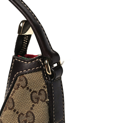 Gucci Monogram Medium New Britt Hobo Dark Brown 11 of 12