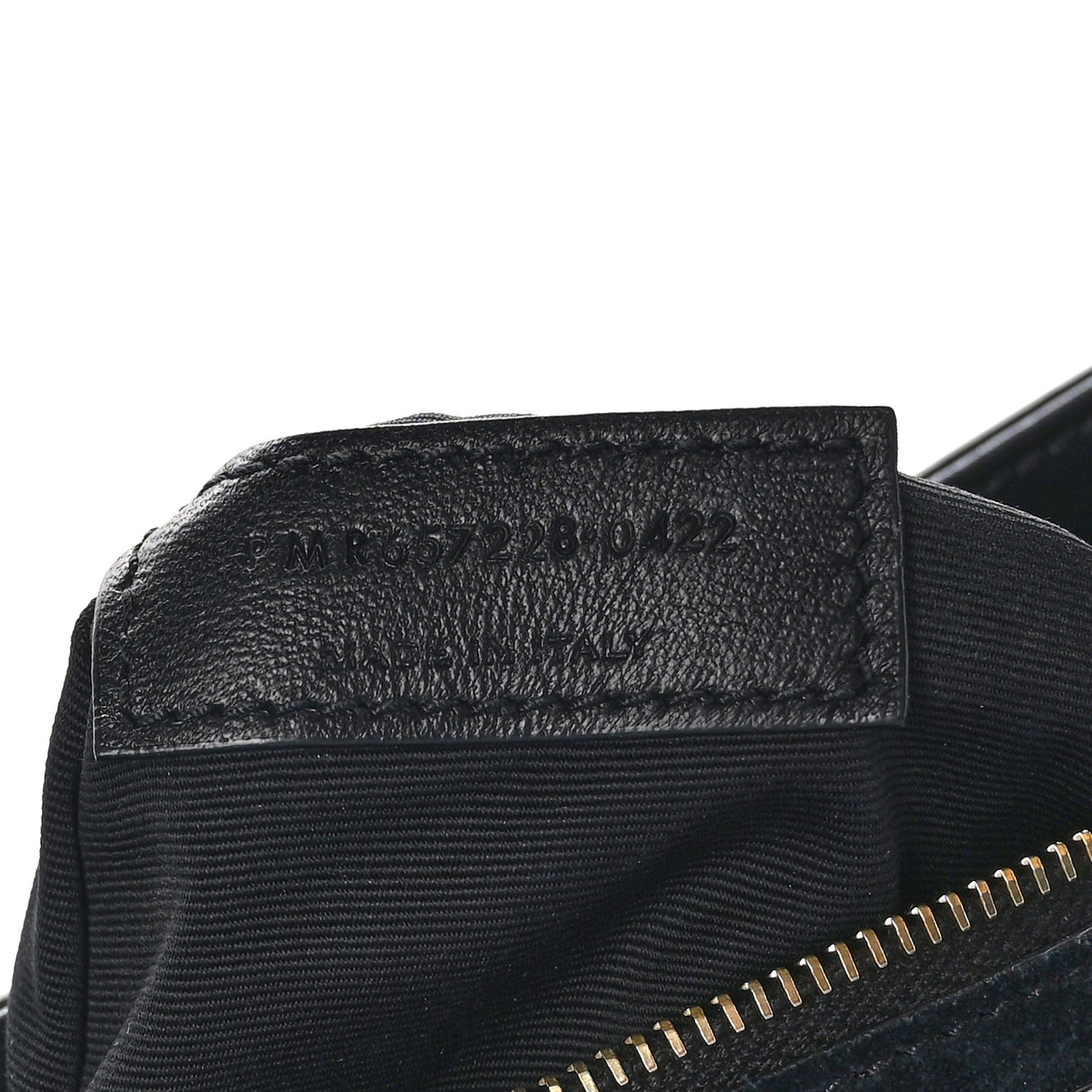 SAINT LAURENT Patent Calfskin Le 5 A 7 Mini Hobo Black