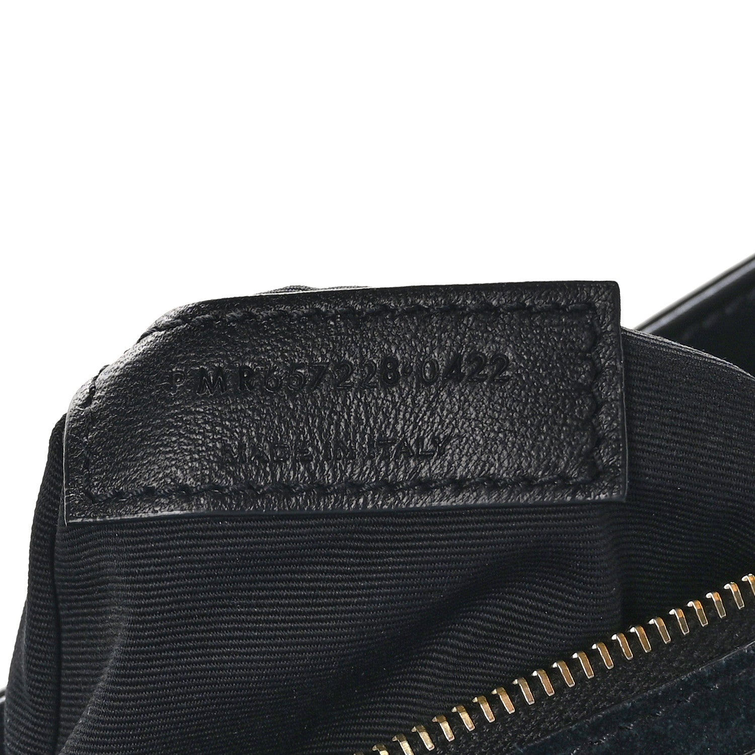 Saint Laurent SAINT LAURENT Patent Calfskin Le 5 A 7 Mini Hobo Black 6 of 9