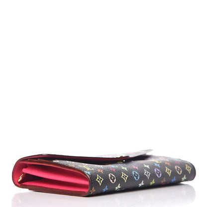 Louis Vuitton Monogram Multicolor Sarah Wallet NM Black Grenade 4 of 9