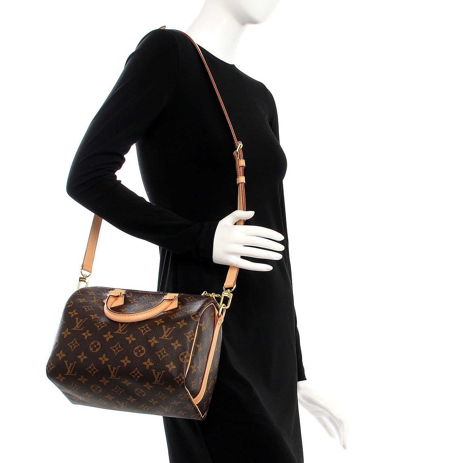 Louis Vuitton Monogram Speedy Bandouliere 25 2 of 9