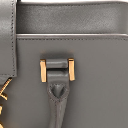 Saint Laurent Calfskin Monogram Baby Cabas Fog 10 of 13