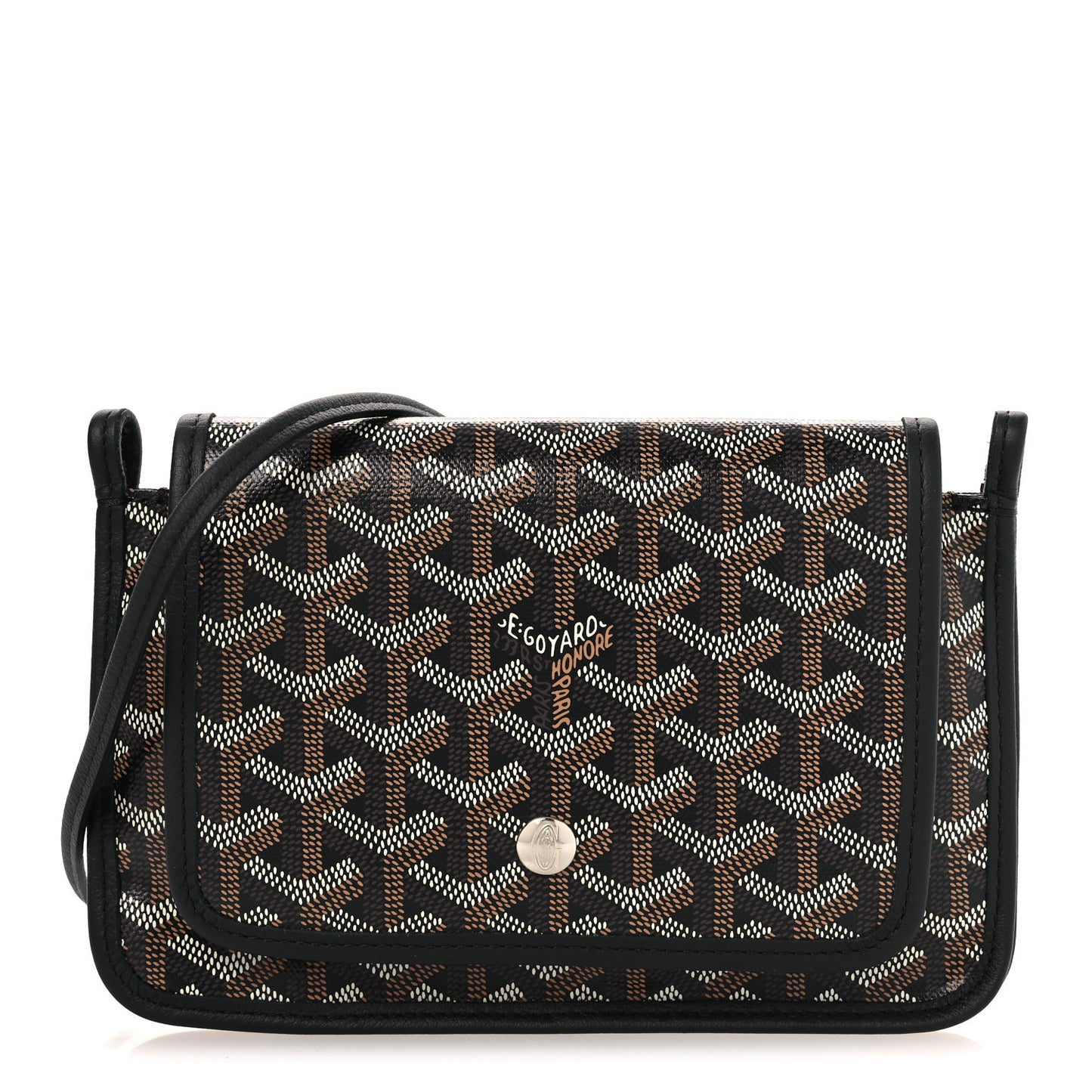 Goyardine Plumet Wallet Clutch Black