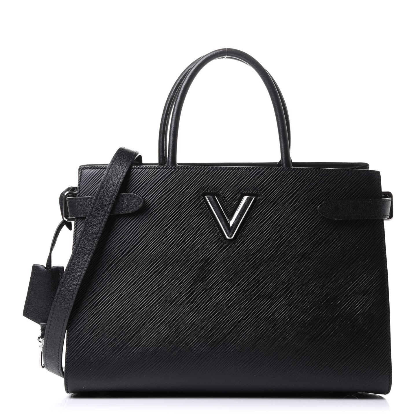 Epi Twist Tote Black