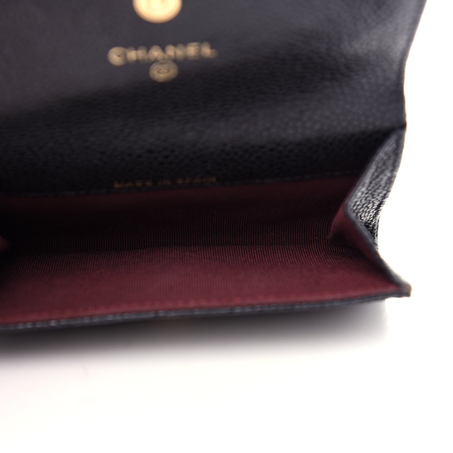 Chanel Caviar Quilted Flap Card Holder Black 5 of 8