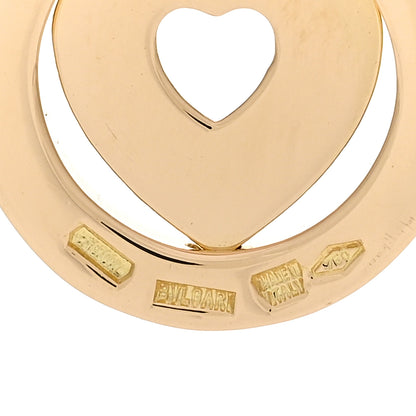Bulgari 18K Yellow Gold Tondo Heart Charm 3 of 3