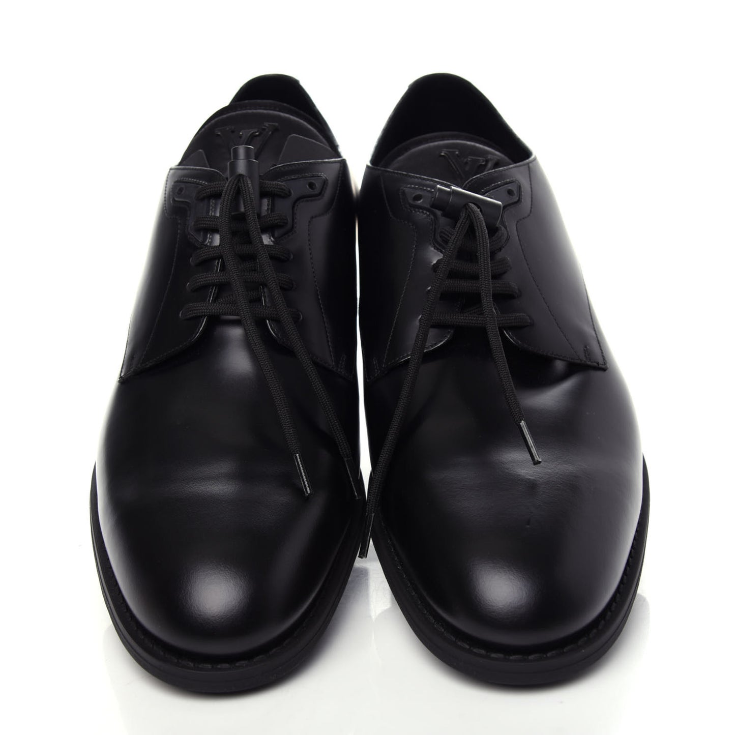 Lambskin Mens Derby Shoes 9.5 Black