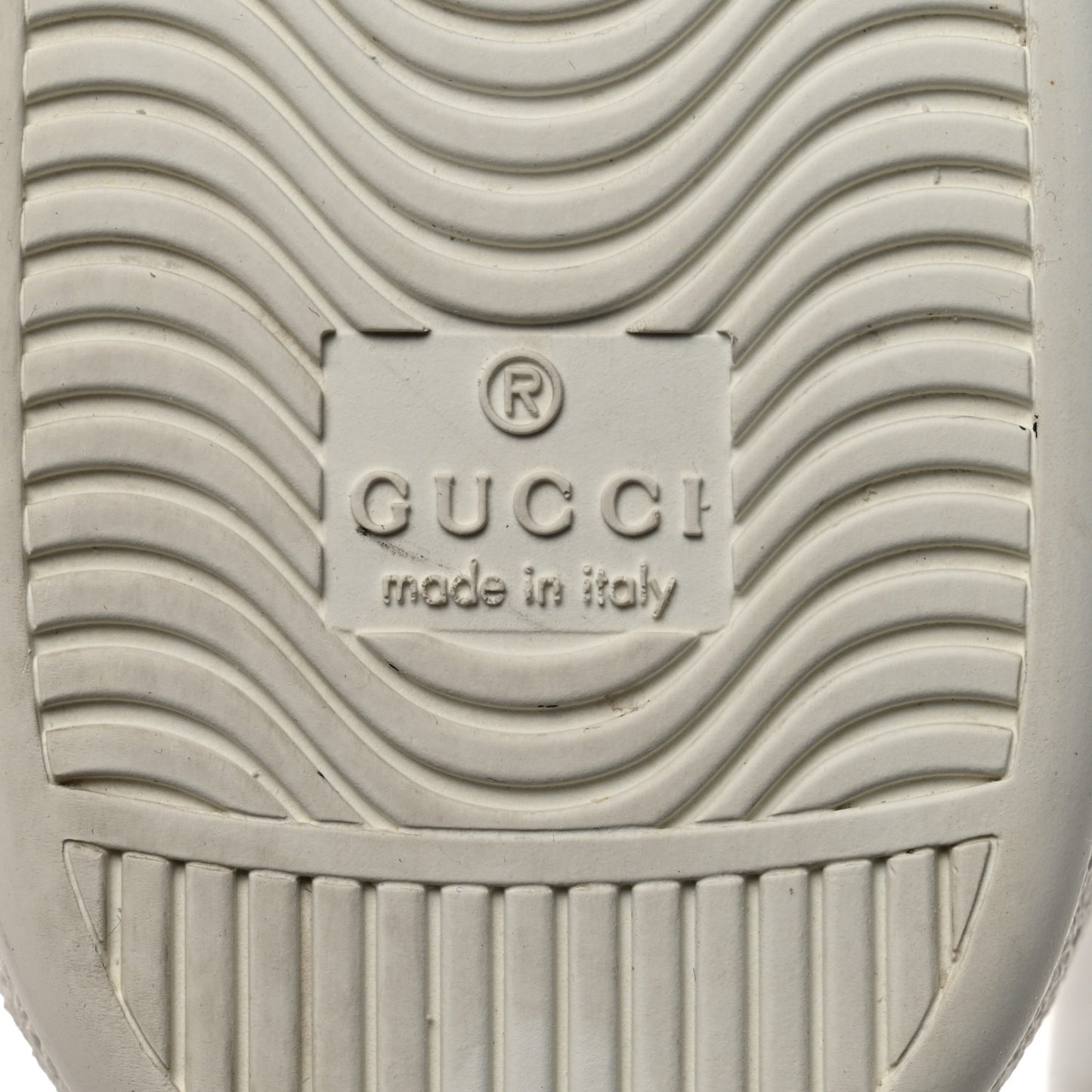 Calfskin Web Pearl Studded Womens Ace Sneakers 39.5 White