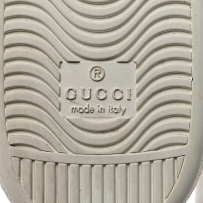 Gucci Calfskin Web Pearl Studded Womens Ace Sneakers 39.5 White 8 of 9