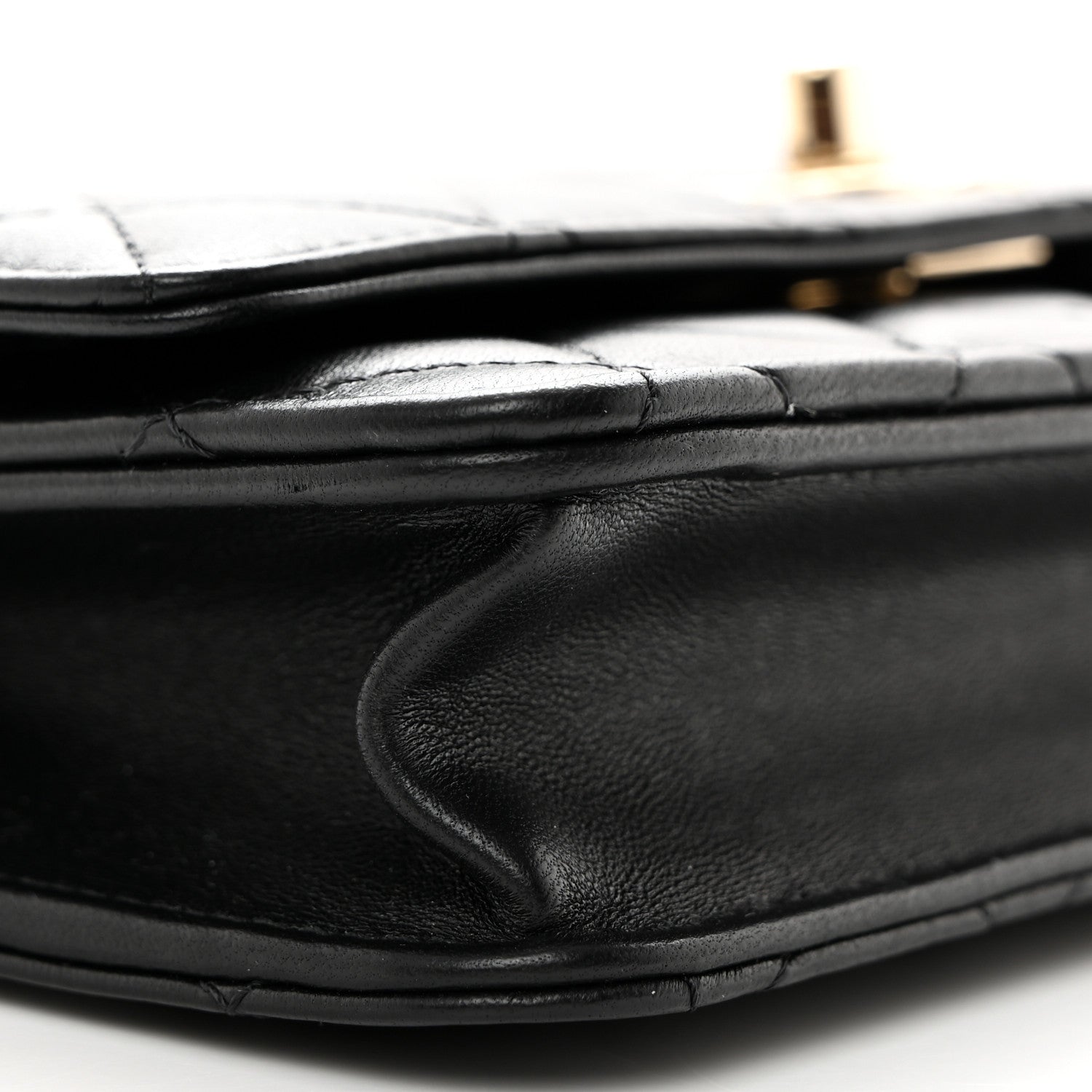 Chanel Lambskin Quilted Trendy CC Wallet On Chain WOC Black 10 of 12