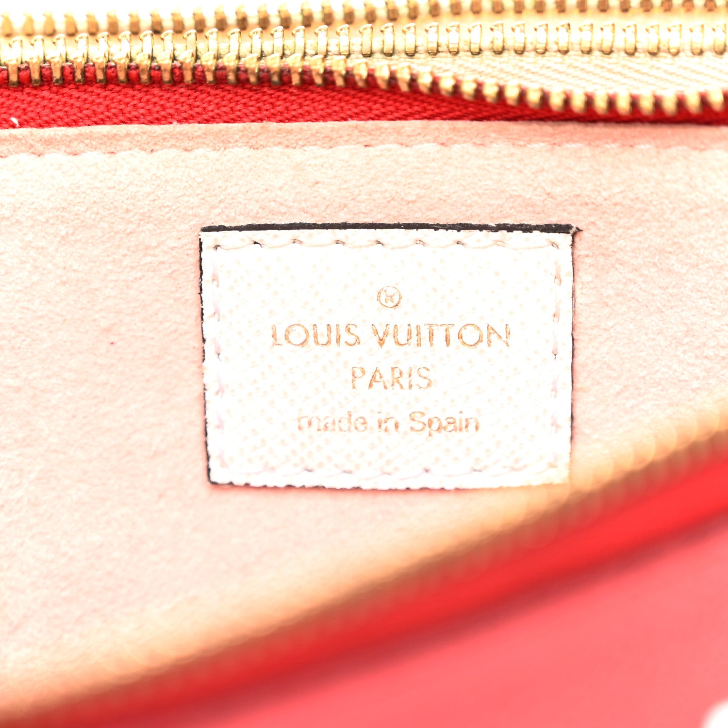 Louis Vuitton Monogram Giant Double Zip Pochette Rouge 8 of 11