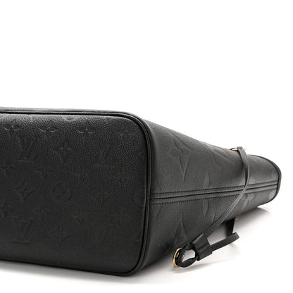 Louis Vuitton Empreinte Monogram Giant Neverfull MM Black 10 of 11