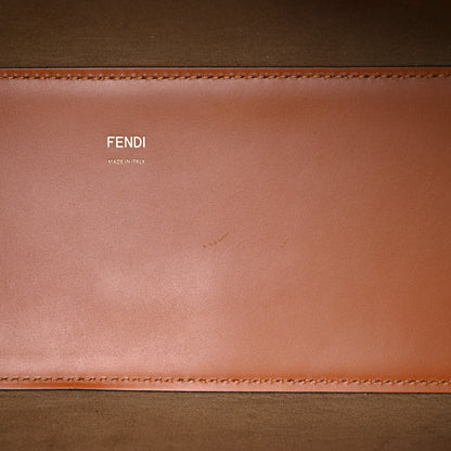 Fendi Vitello King Plexiglass Medium Fendi Sunshine Shopper Tote Cuoio 11 of 16