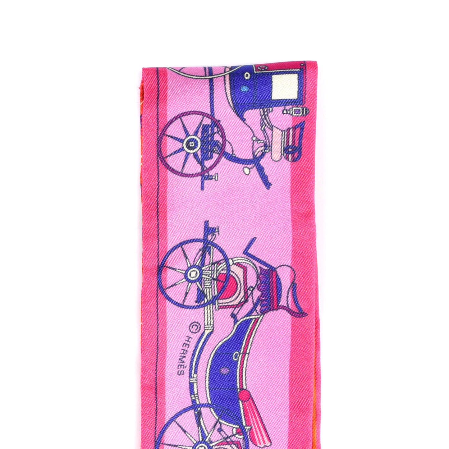 Silk Voitures Nouvelles Twilly Rouge Rose Fuchsia