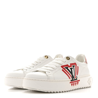 Louis Vuitton Crafty Time Out Sneakers 37.5 White 4 of 10