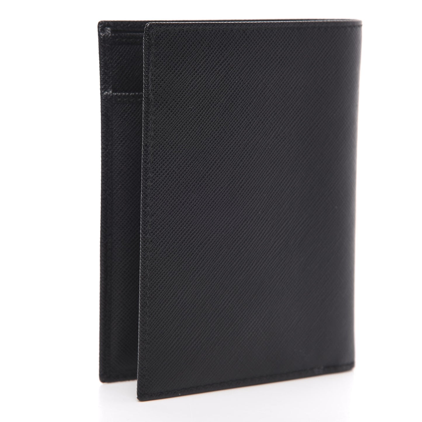 Saffiano Bi-Fold Wallet Black