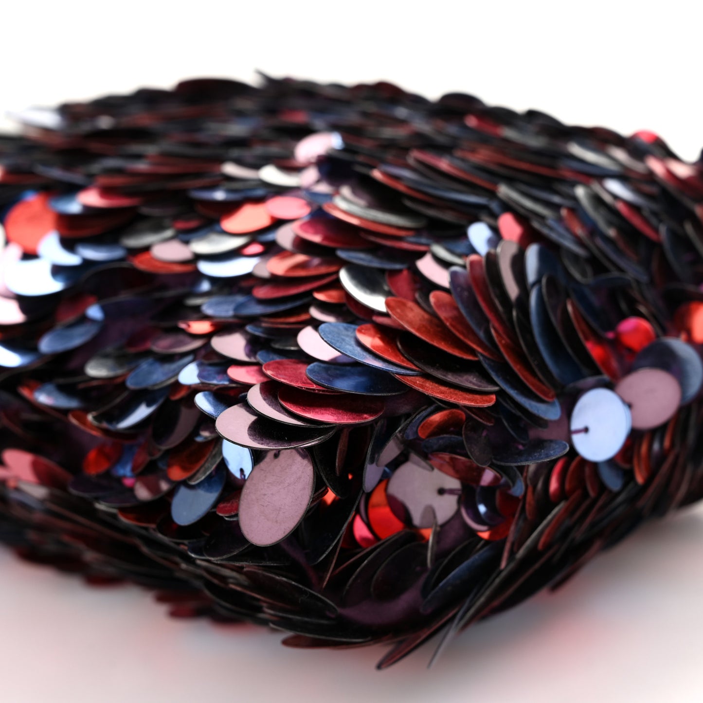 Sequin Maxi Callie Embroidery Bag Raspberry Mix