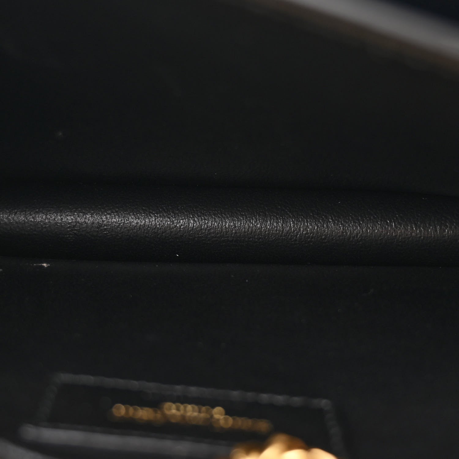 Saint Laurent Canvas Calfskin Classic Monogram Cassandra Grege Brown Gold 5 of 11