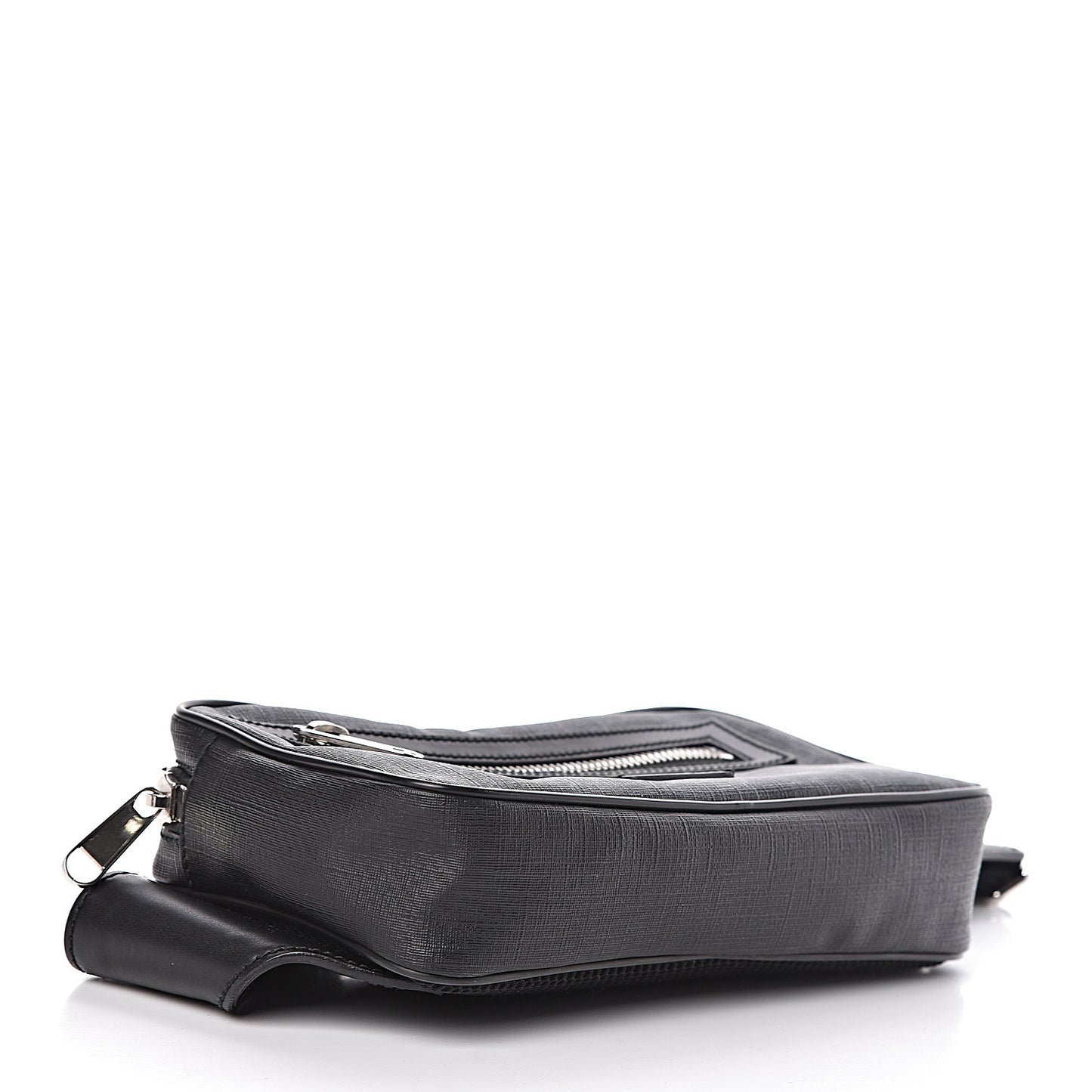 Soft GG Supreme Monogram Web Belt Bag Black Grey