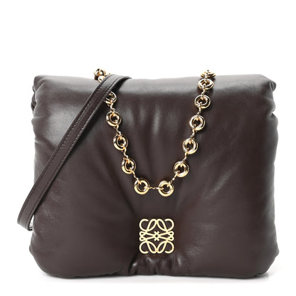 Loewe Lambskin Goya Puffer Bag Dark chocolate 1 of 9