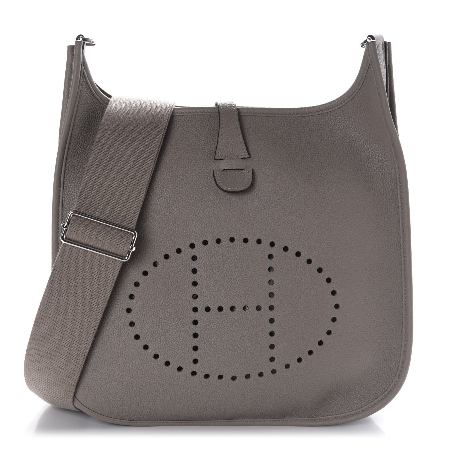 Hermes Taurillon Clemence Evelyne III PM Gris Asphalte 1 of 10