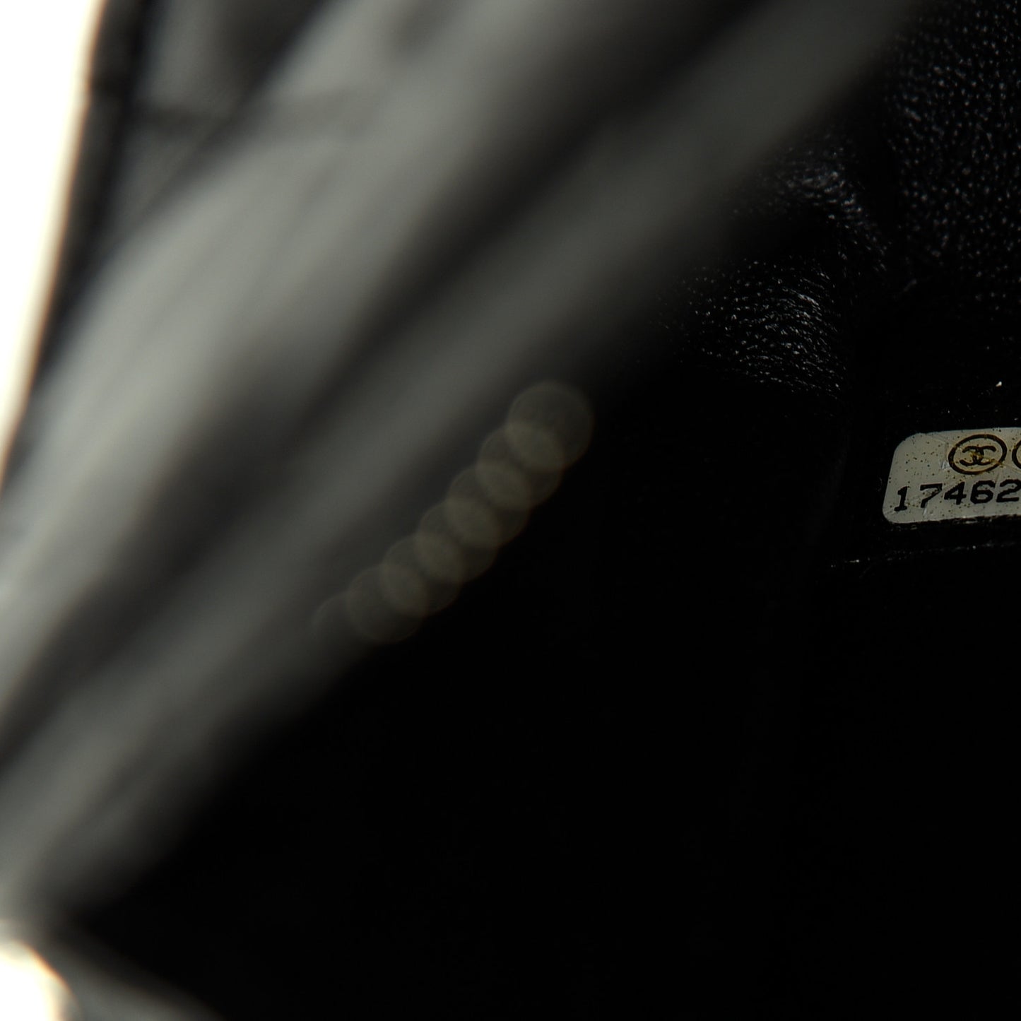 Lambskin Mineral Nights Pochette Wristlet Black