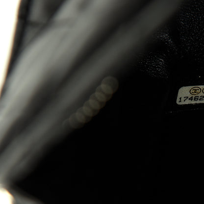 Chanel Lambskin Mineral Nights Pochette Wristlet Black 6 of 8