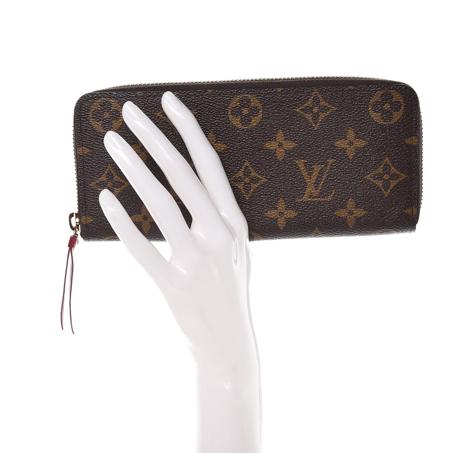 Monogram Clemence Wallet Fuchsia