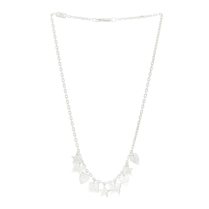 Gucci Sterling Silver Trademark Charm Necklace 2 of 3