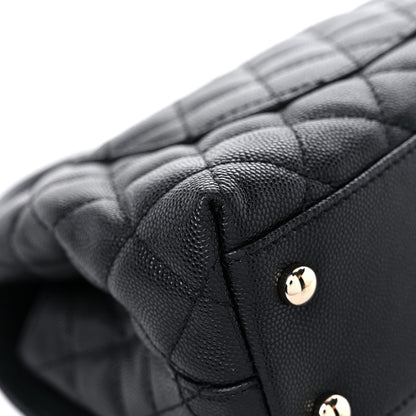 Chanel Caviar Quilted Mini Coco Handle Flap Black 10 of 12