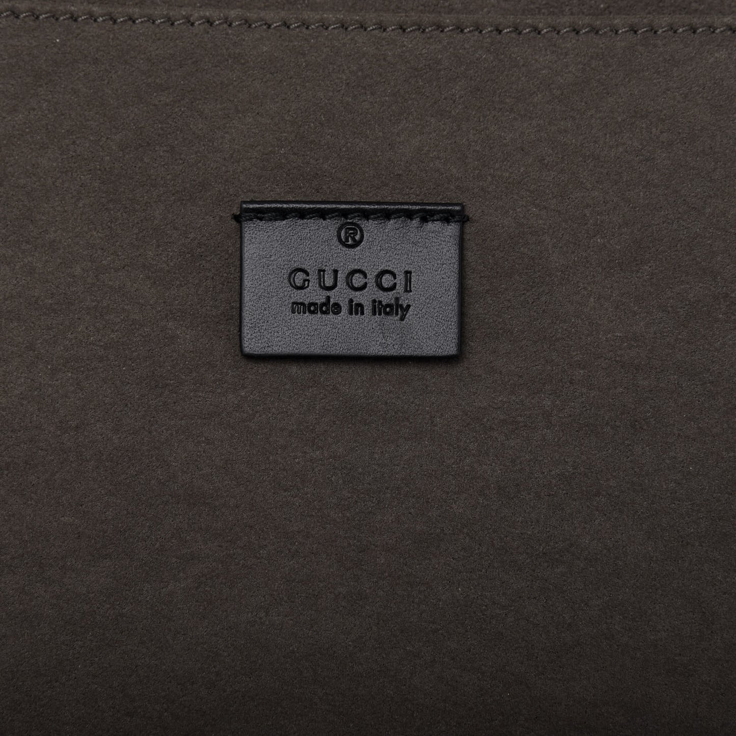 Guccissima Signature Briefcase Black