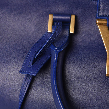 Saint Laurent Calfskin Small Classic Y Cabas Royal Blue 8 of 12