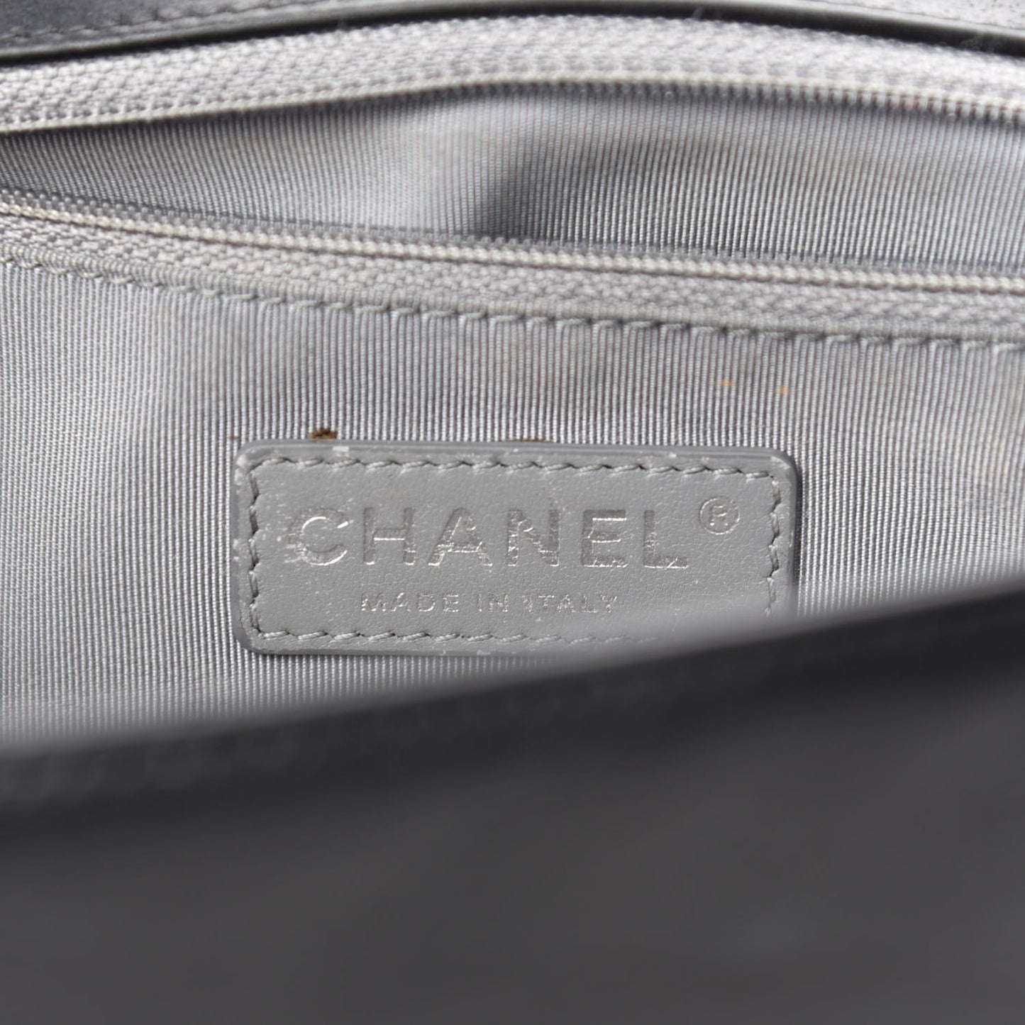 Calfskin Quilted New Medium Boy Flap Black
