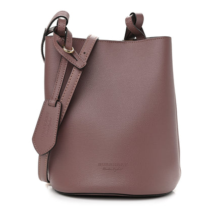 Burberry Haymarket Check Colours Small Lorne Bucket Crossbody Light Elderberry 1 of 12