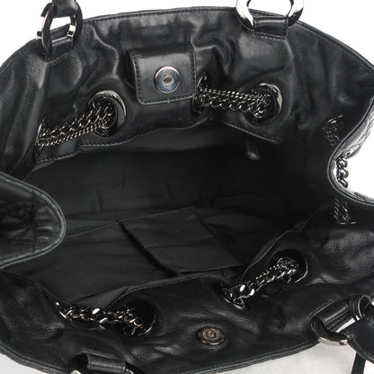 Christian Dior Lambskin Cannage Chri Chri Tote Black 5 of 7