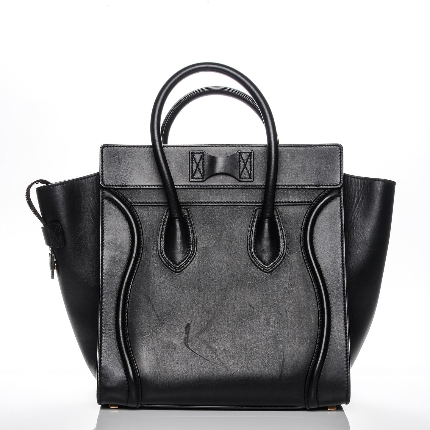 Smooth Calfskin Mini Luggage Black