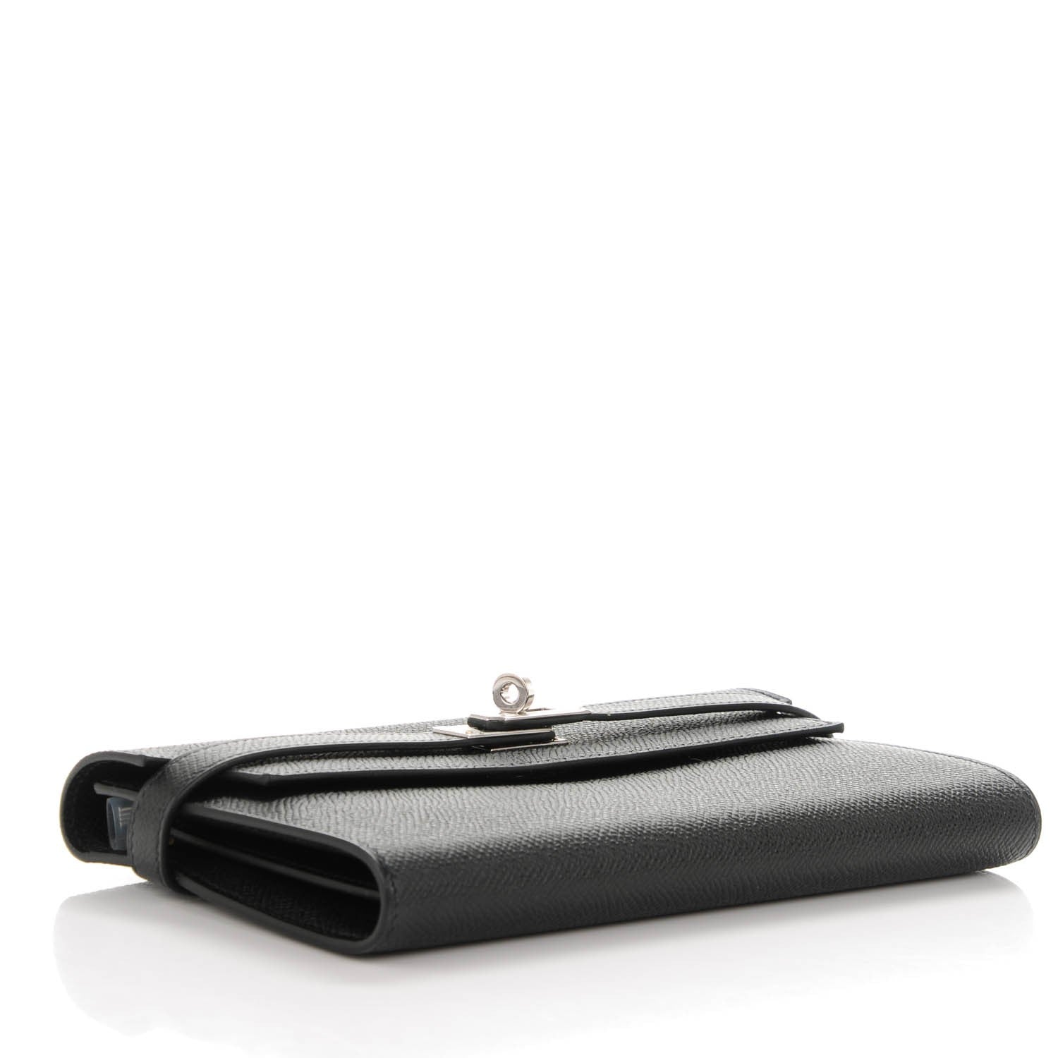 Hermes Epsom Kelly Longue Wallet Black 6 of 13