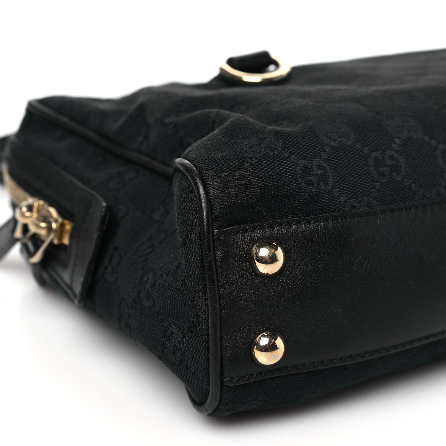 Gucci Monogram Medium New Britt Boston Black 9 of 10