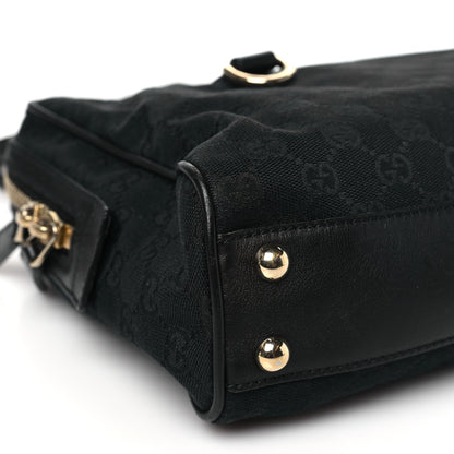 Gucci Monogram Medium New Britt Boston Black 9 of 10