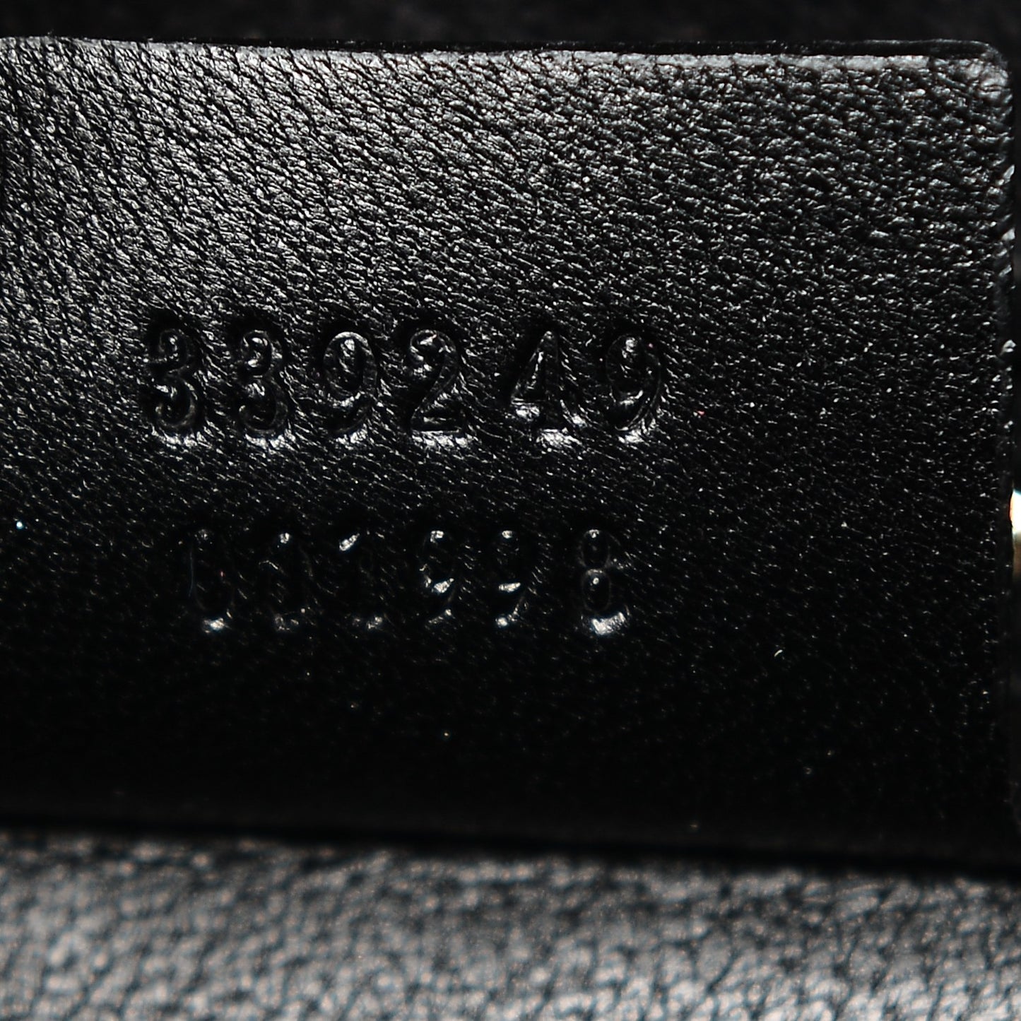 Patent Microguccissima Medium Broadway Clutch Black