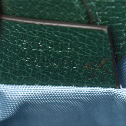 Gucci Calfskin Garden Bat Vertical Shopping Tote Green 7 of 12