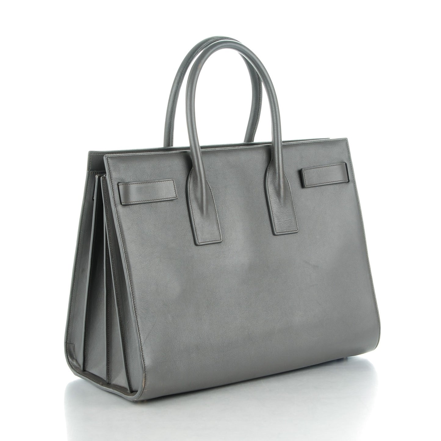 Calfskin Large Sac De Jour Carryall Fog